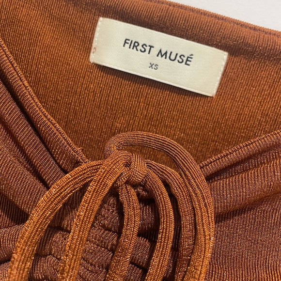 FIRST MUSE 🧡 TALIA TIE FRONT TOP 🧡 - Picture 8 of 13
